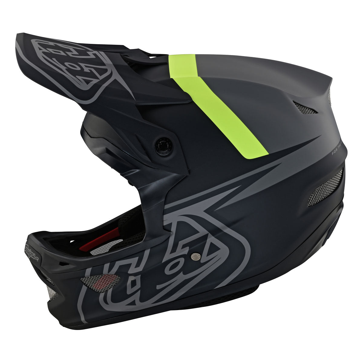 Troy Lee Designs D3 Fiberlite Helmet - Slant Gray