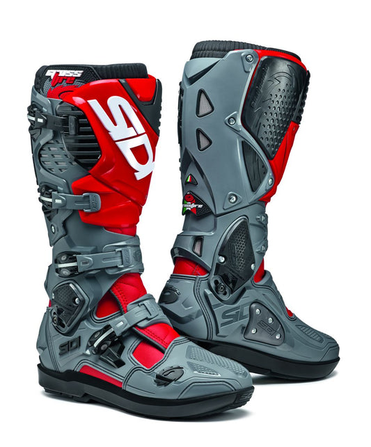 Sidi Crossfire 3 SRS Boots - Red/Grey