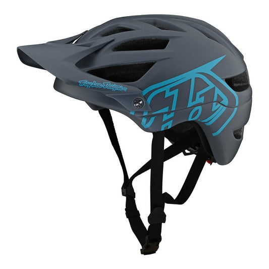 Troy Lee Designs A1 Helmet (CLOSEOUT) - Drone Gray/Blue