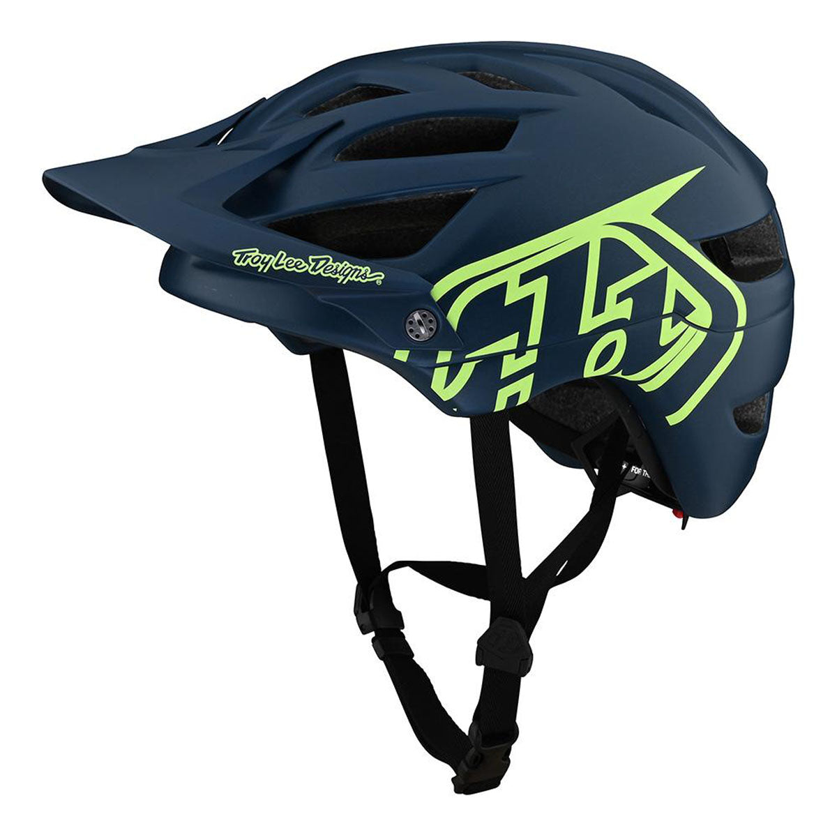 Troy Lee Designs A1 Helmet (CLOSEOUT) - Drone Marine/Green