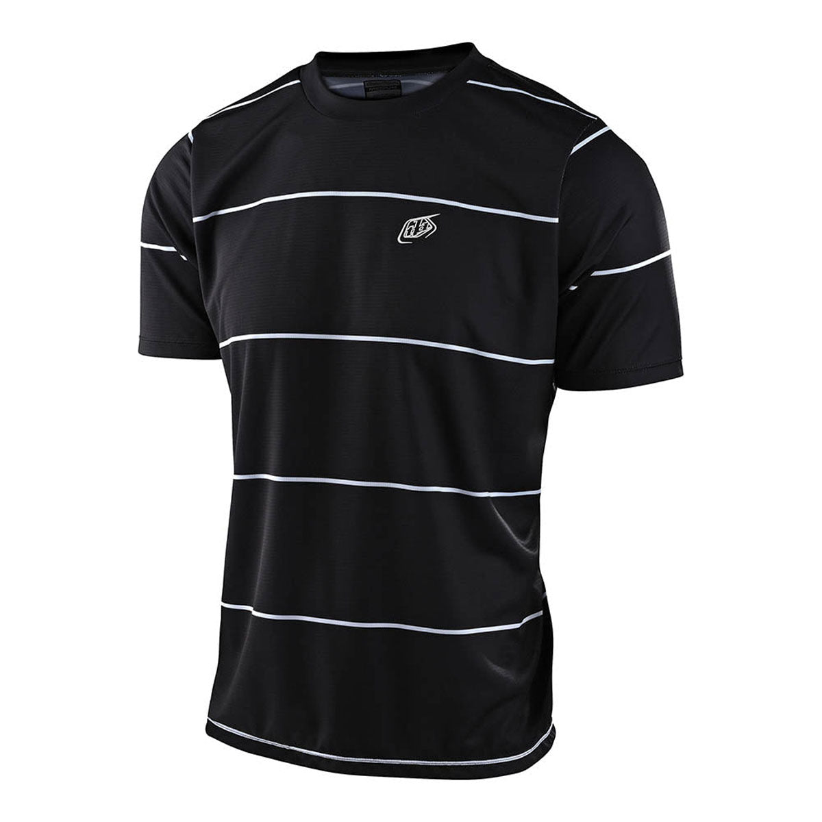Troy Lee Designs Flowline Short Sleeve Jersey (CLOSEOUT) - Stacked Black